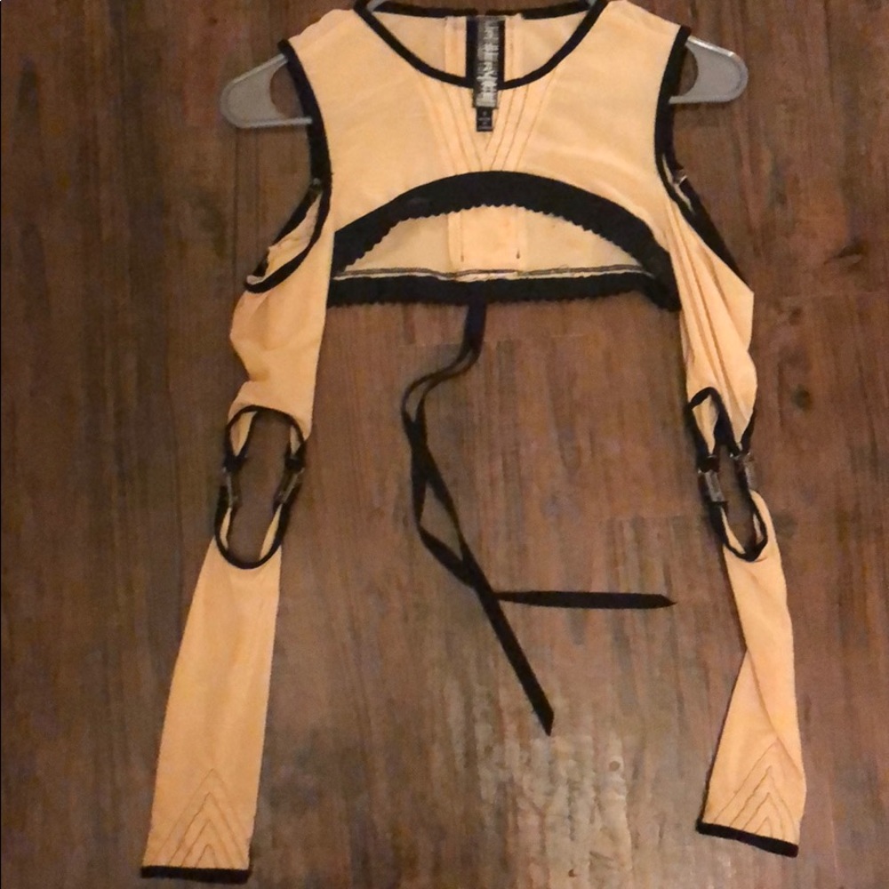 Lip service cyberpunk sheer top